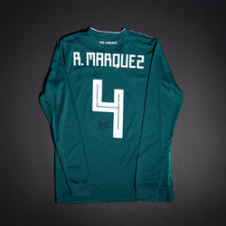 Jersey Firmado Rafael Márquez- México 2018 Manga Larga