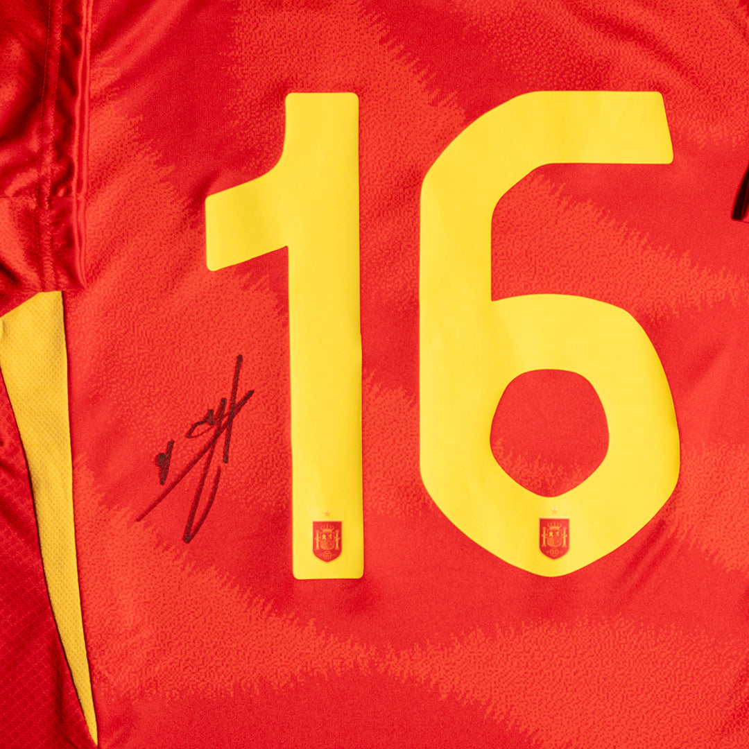 Jersey Firmado Rodri- España