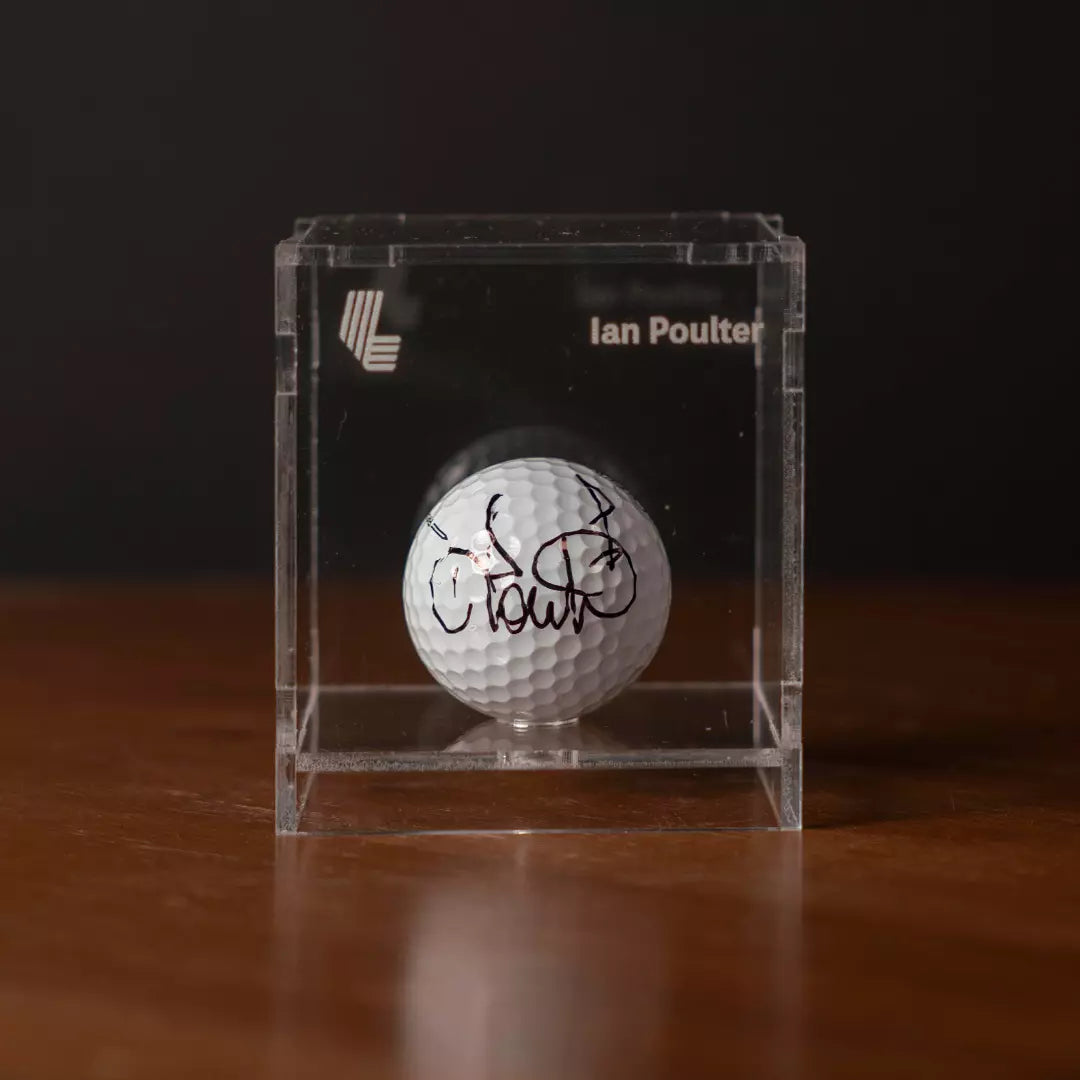 Subasta - Pelota Firmada - Ian Poulter