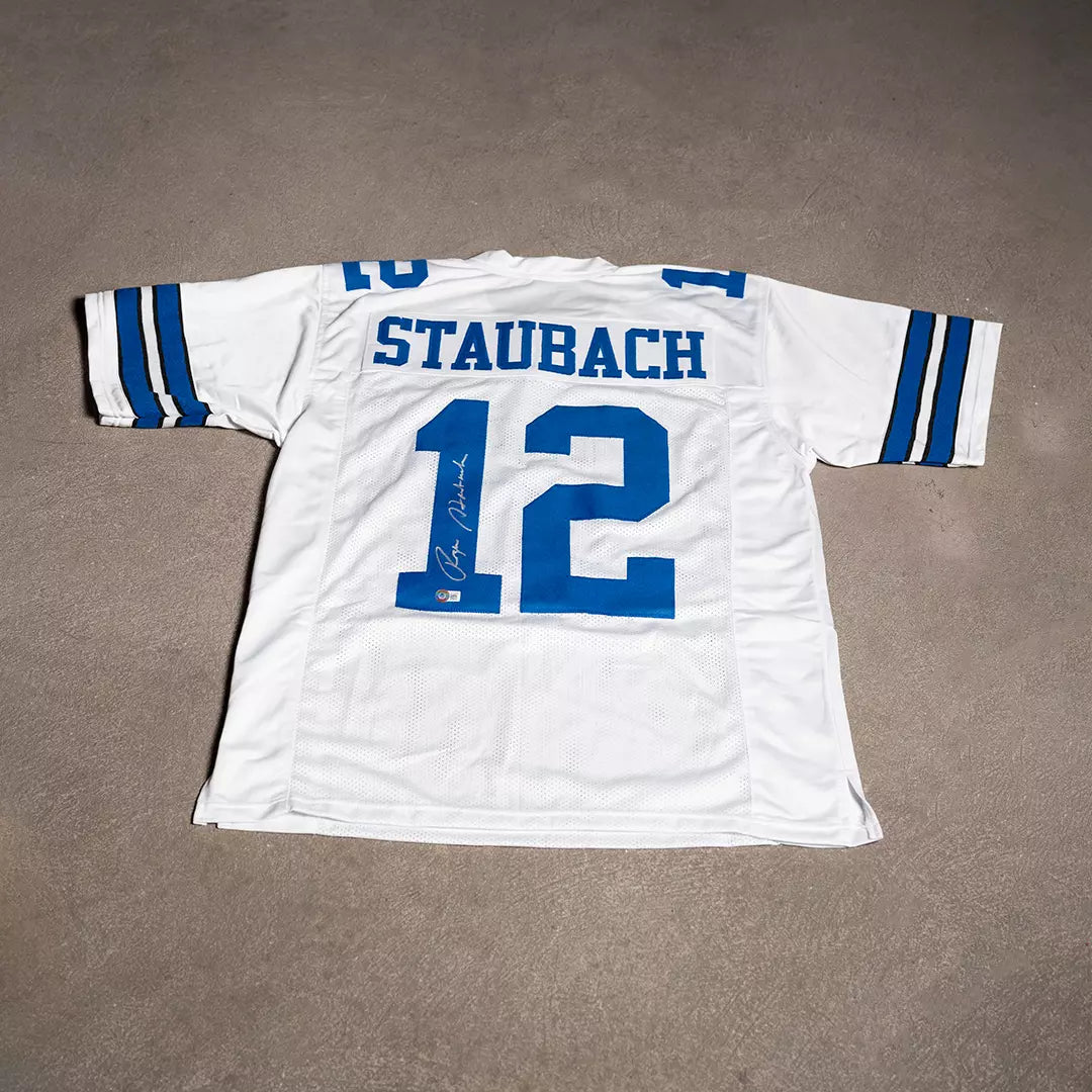 Custon Jersey Firmado - Roger Staubach - Cowboys