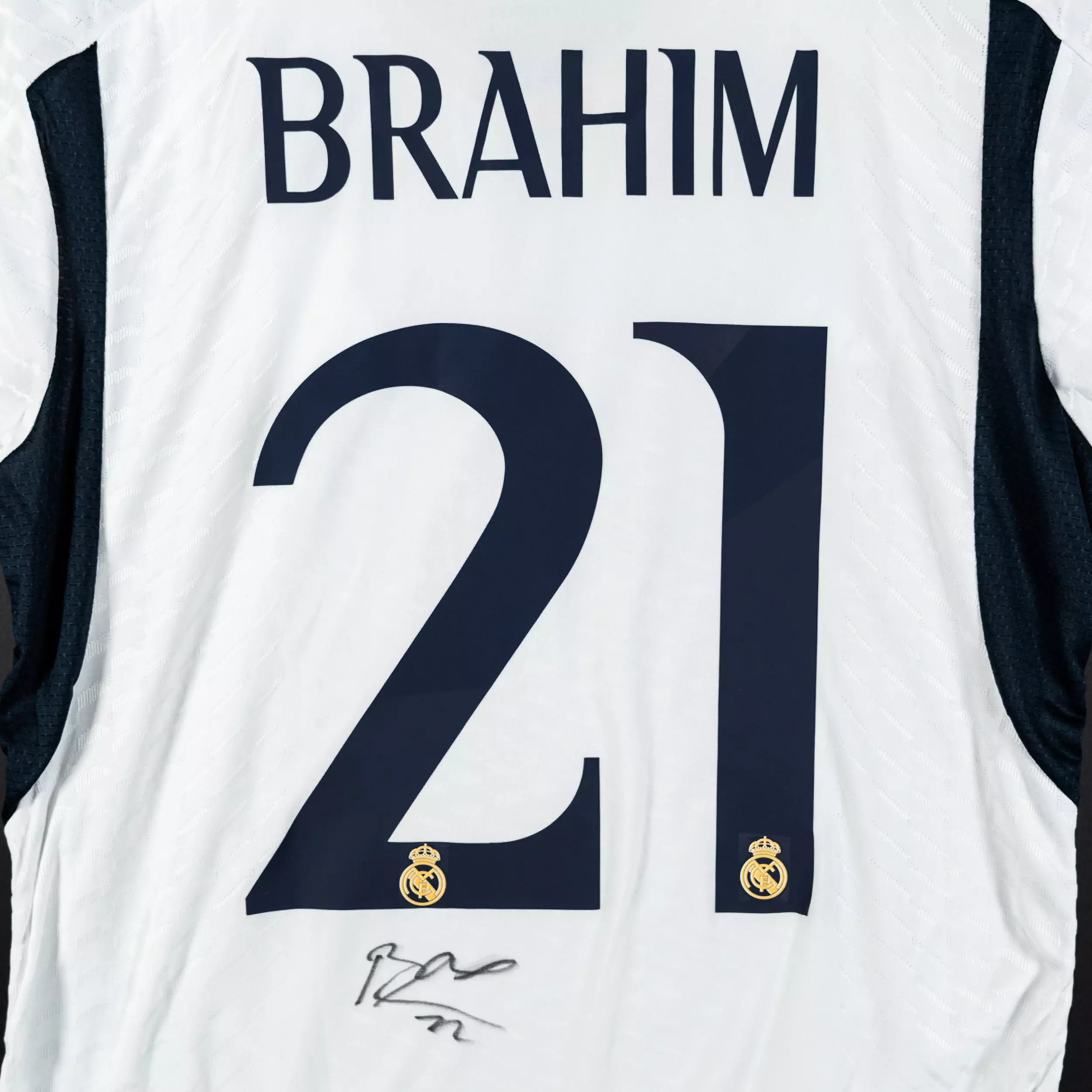 Subasta - Jersey Firmado Brahim Diaz - Real Madrid
