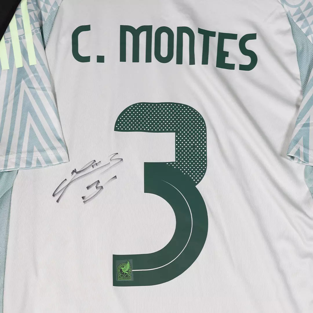 Jersey Firmado César Montes - México Copa Oro 2024