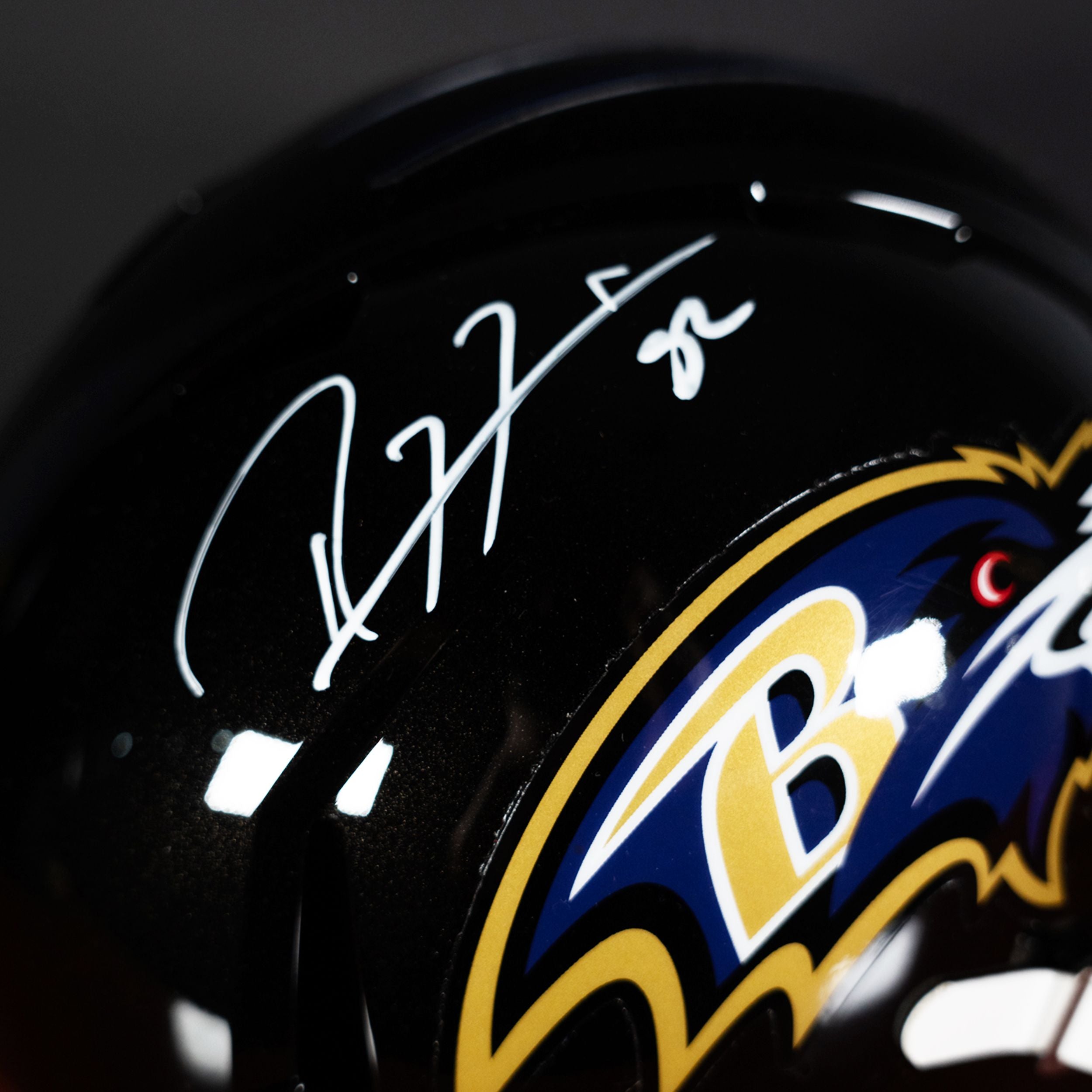 Casco Firmado Ray Lewis - Baltimore Ravens