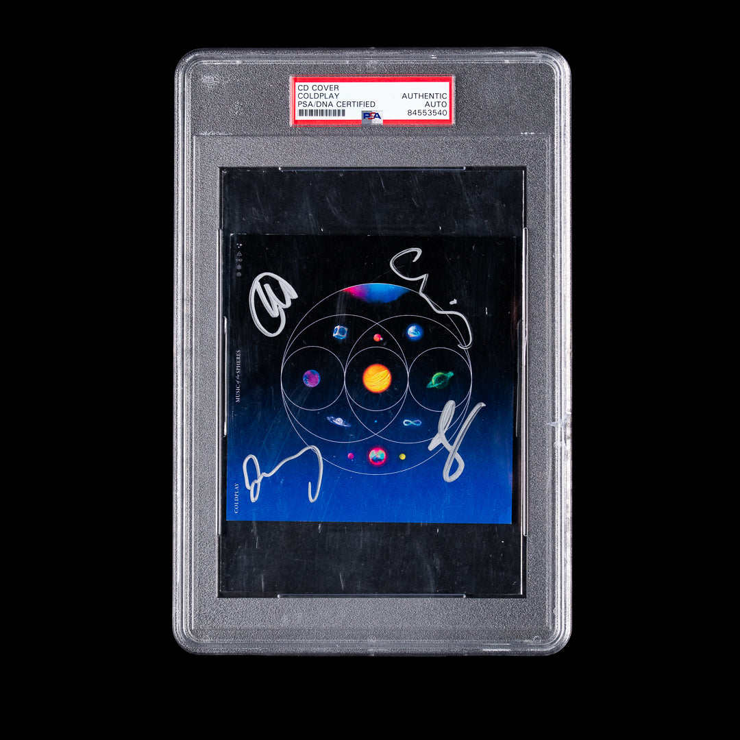 Coldplay Album Firmado