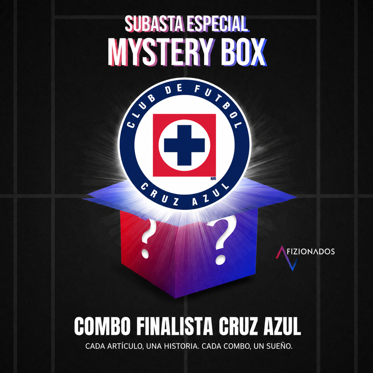 Subasta - Mystery Box: Combo Finalista Cruz Azul