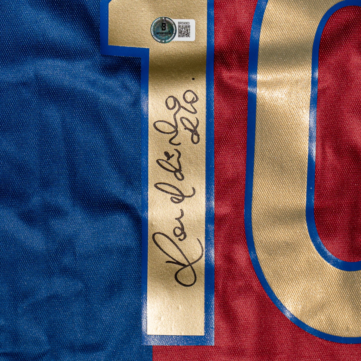 Jersey Firmado Ronaldinho - Barcelona