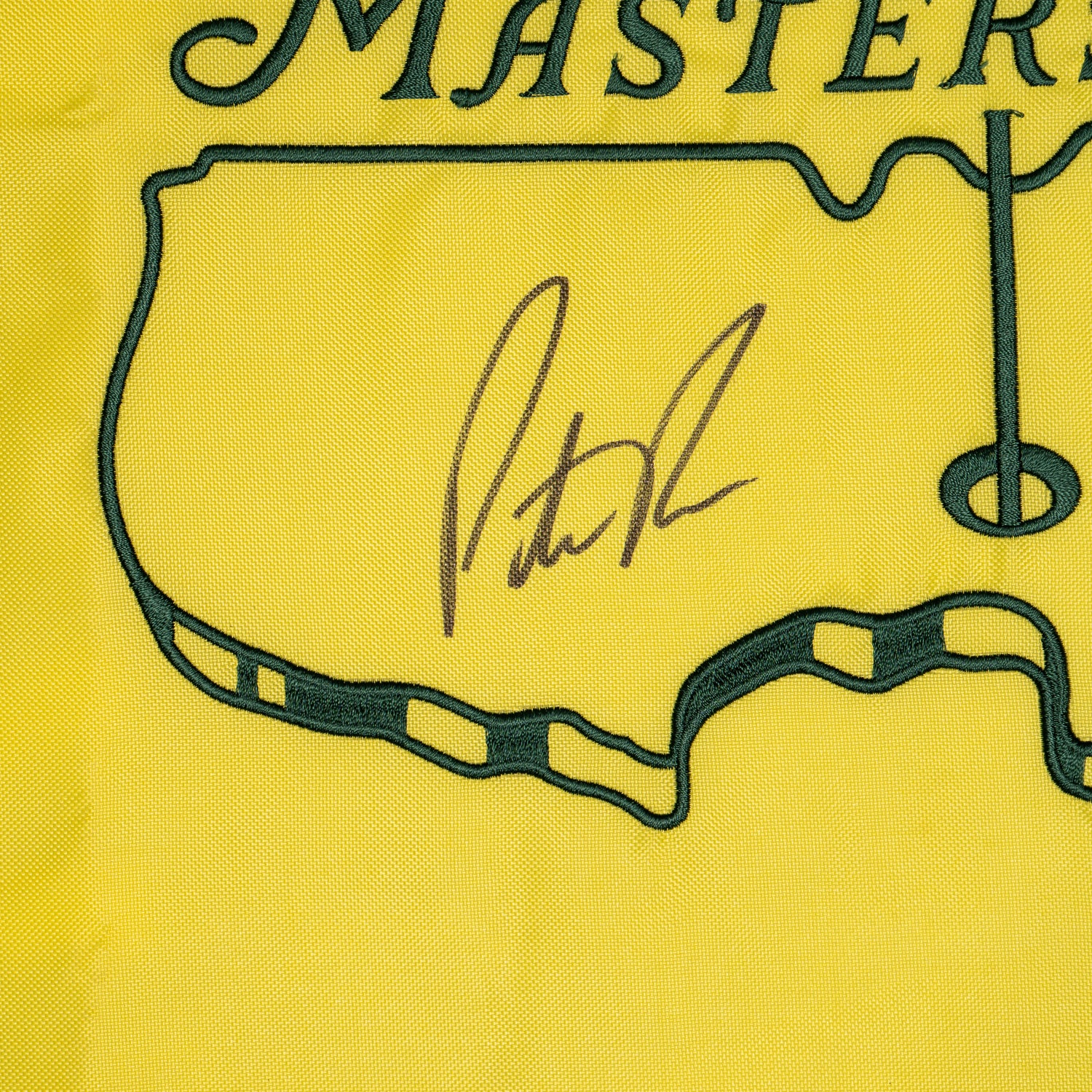 Bandera del Masters Firmada por Patrick Reed – Campeón del Masters 2018