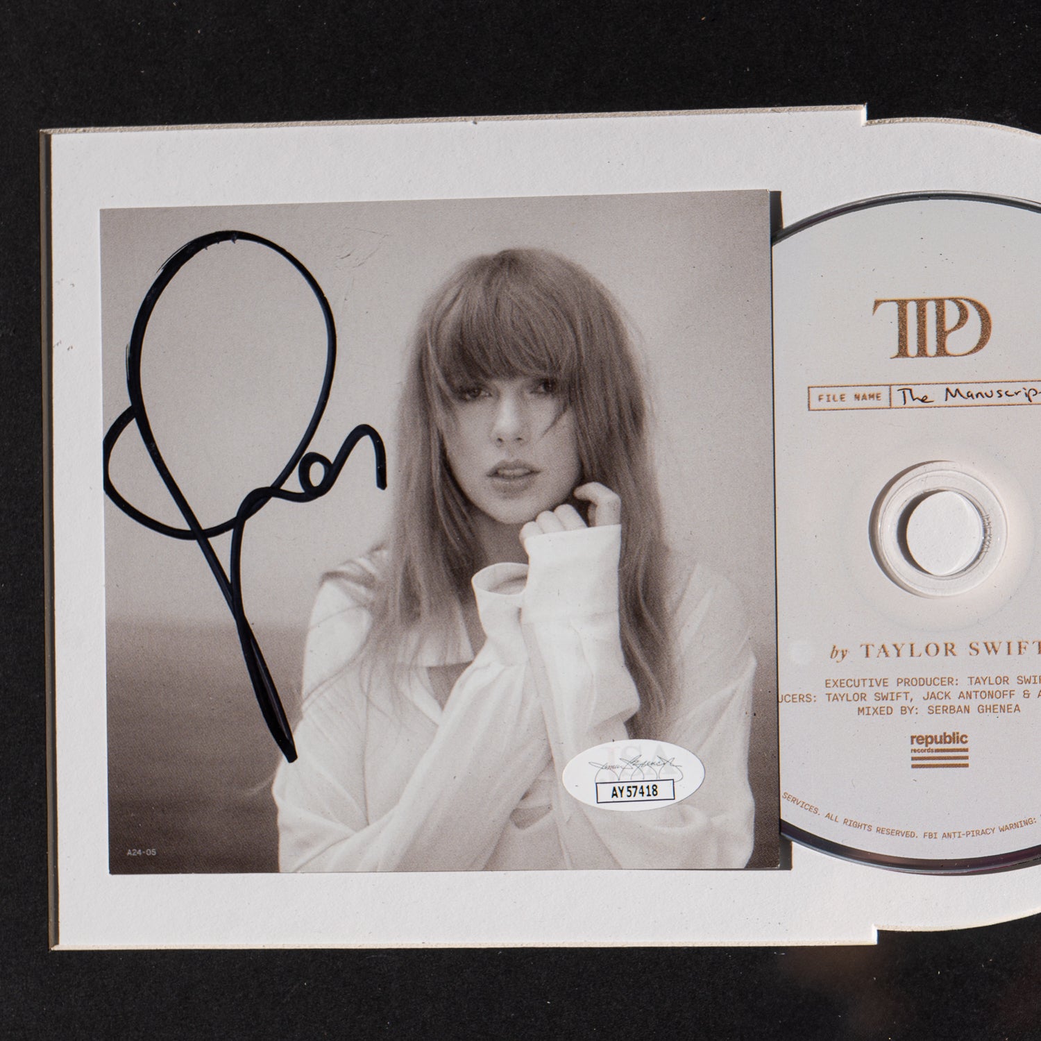 Disco Firmado Taylor Swift