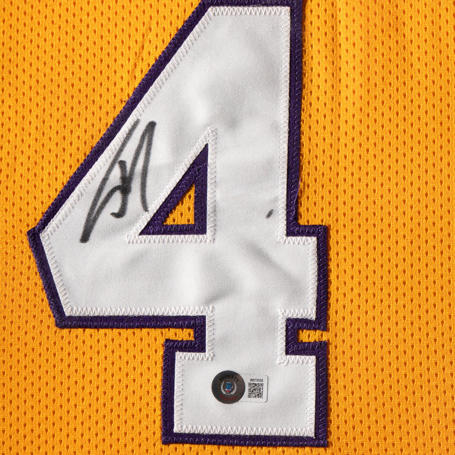 Custom Jersey Enmarcado firmado por Shaquille O'Neal - Los Angeles Lakers