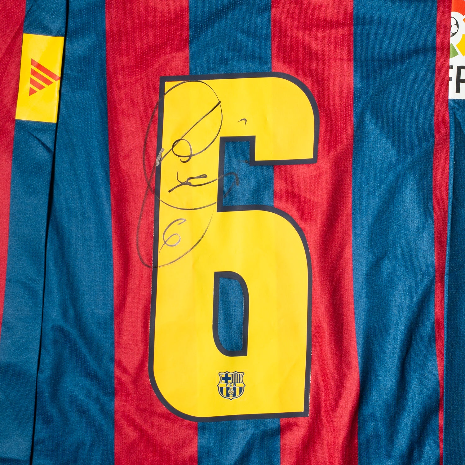 Jersey Firmado Xavi Hernandez- FC Barcelona