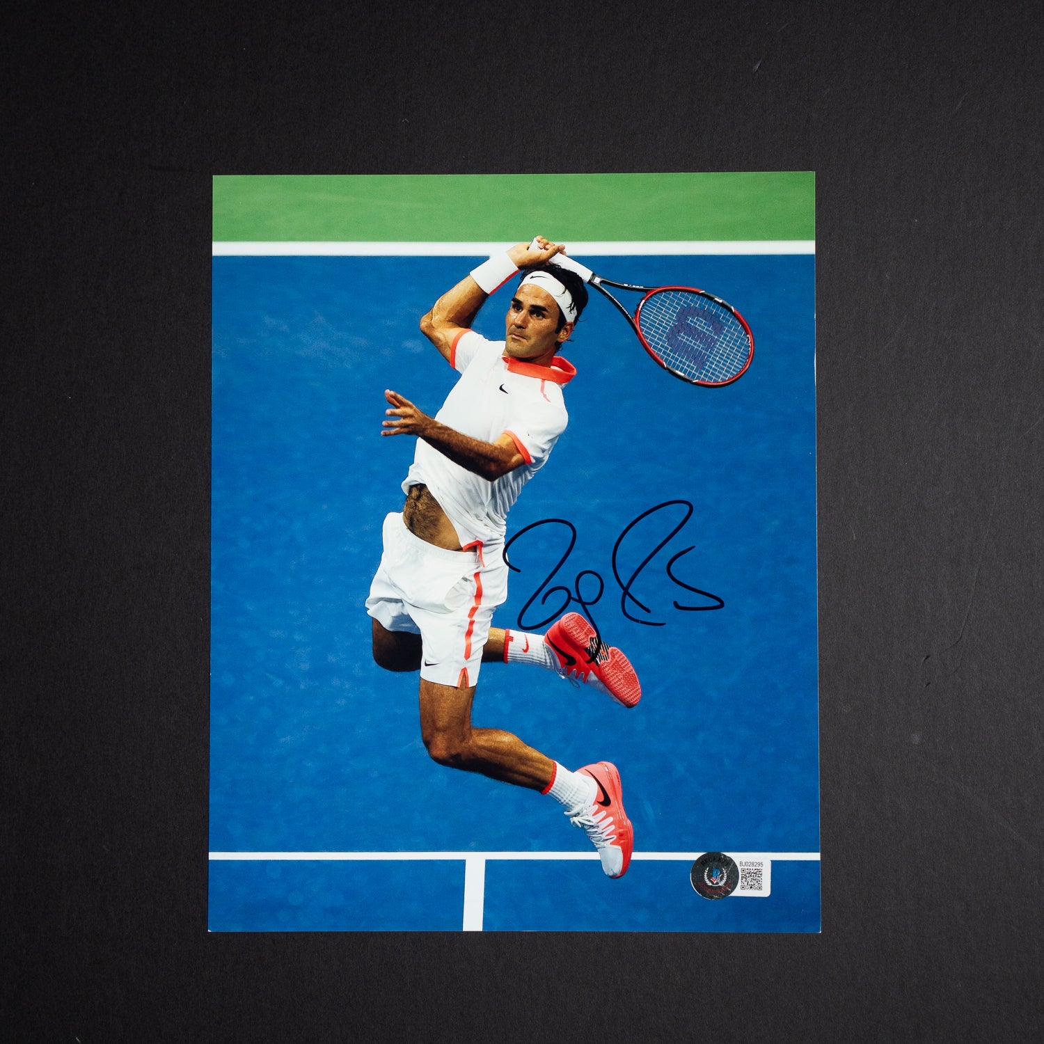 Roger Federer Foto Firmada
