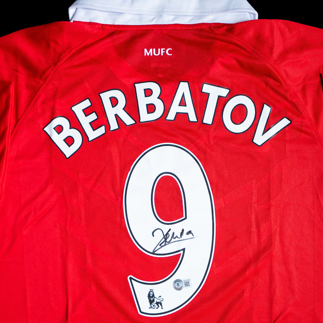 Subasta - Dimitar Berbatov Jersey Firmado - Manchester United