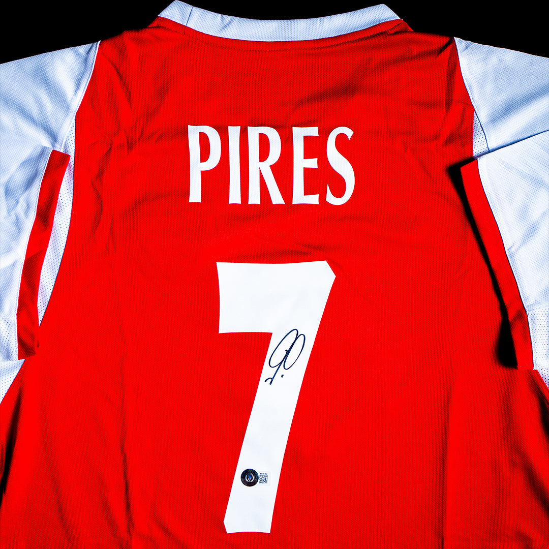 Robert Pirès Jersey Firmado - Arsenal