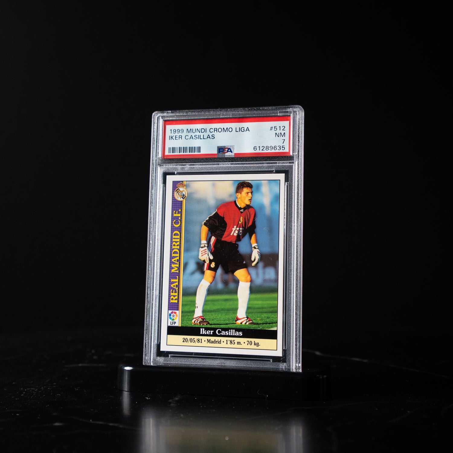 Subasta - 1999 Mundi Cromo Liga Rookie Iker Casillas 512 PSA 7 NM