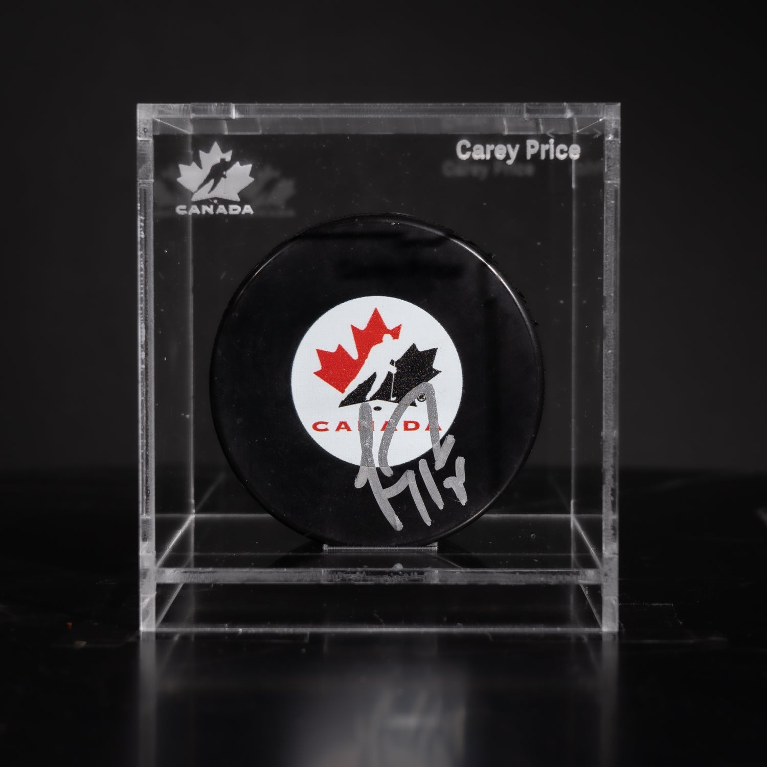 Subasta - Puck Firmado Carey Price - Canada
