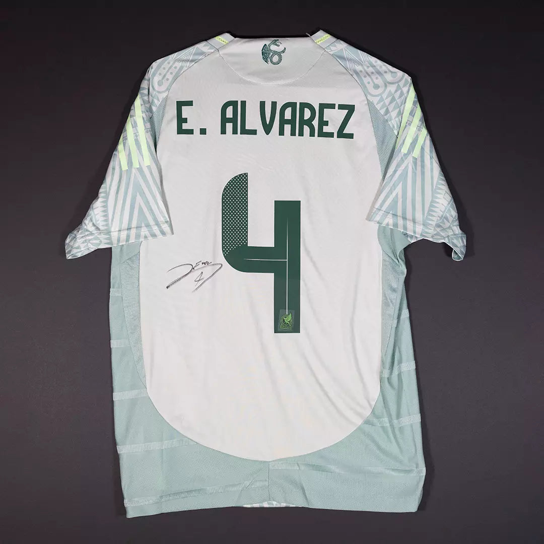 Jersey Firmado Edson Alvarez - México Copa Oro 2024