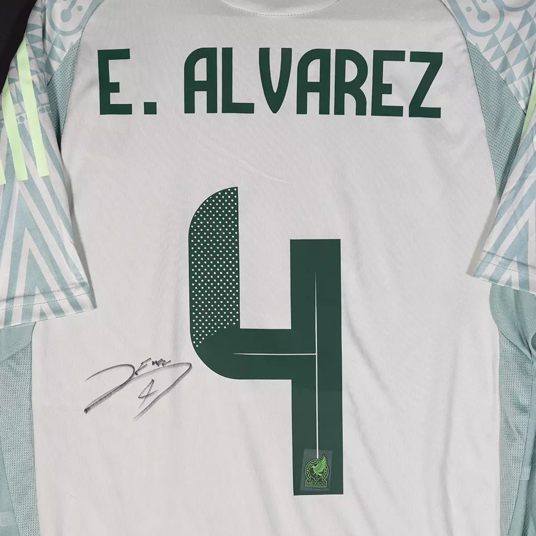 Jersey Firmado Edson Alvarez - México Copa Oro 2024