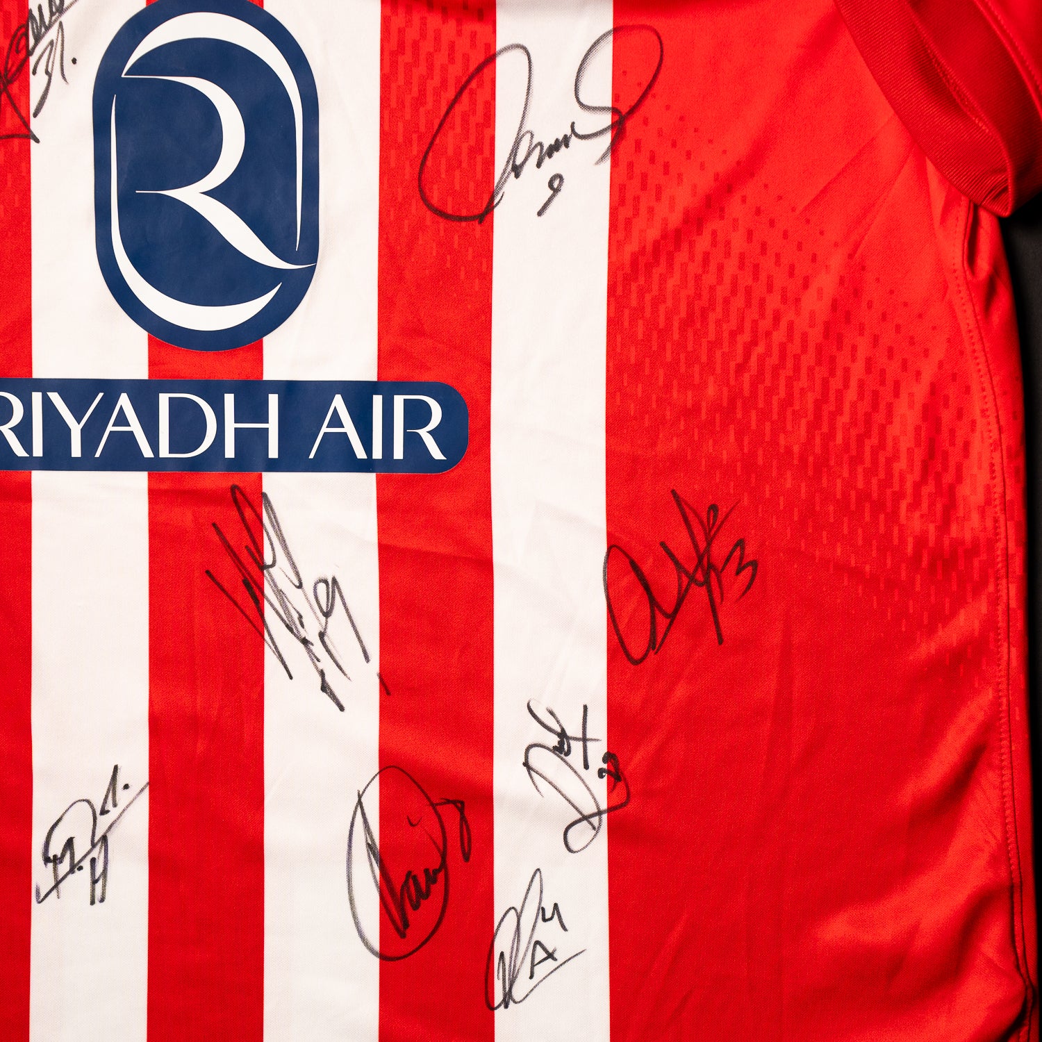 Todo El Equipo Jersey Firmado - Atletico de Madrid