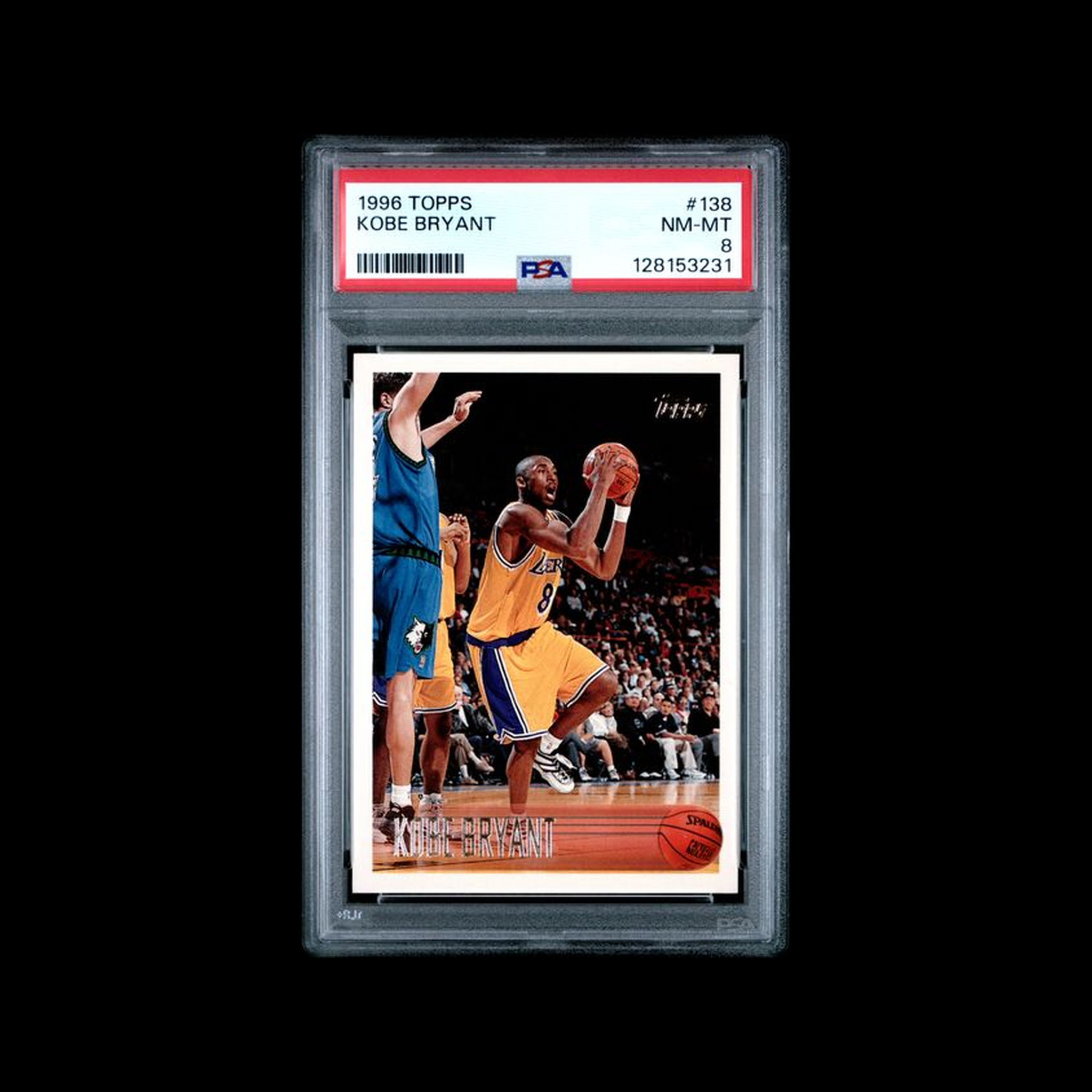 1996  Topps Base Kobe Bryant 138 PSA 8