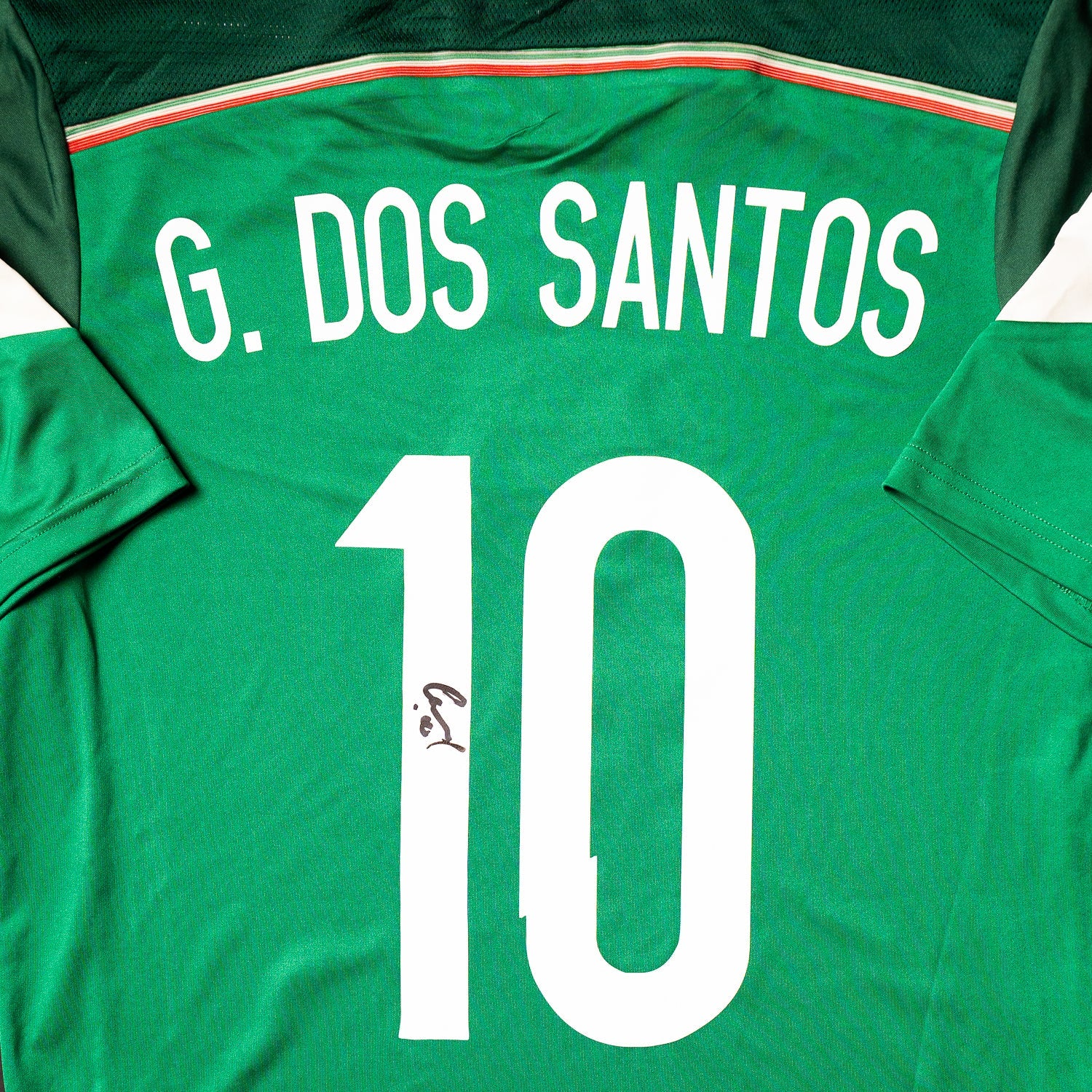 Subasta - Giovani dos Santos Jersey Firmado - Mexico