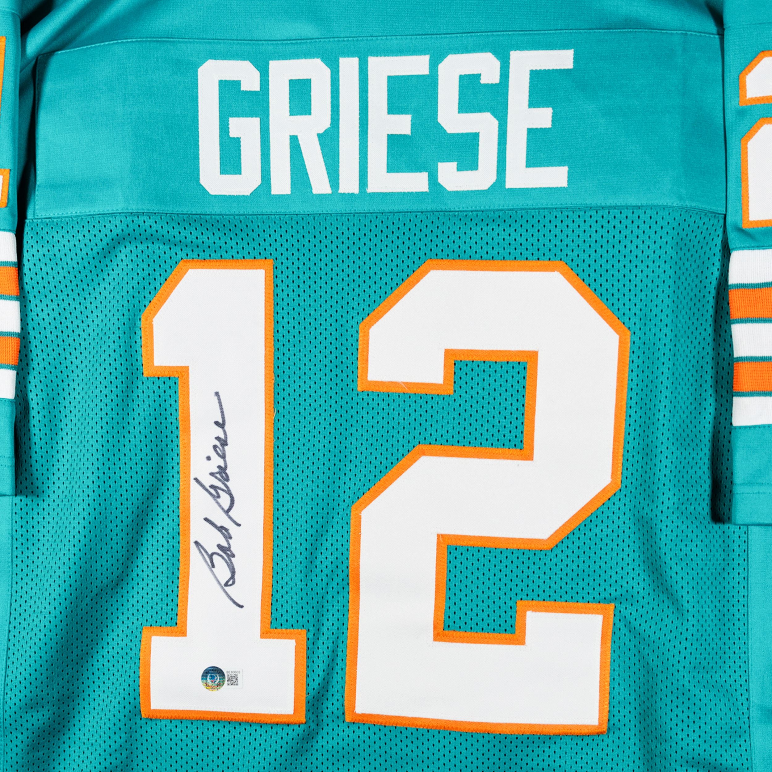 Custom Jersey Bob Griese - Miami Dolphins