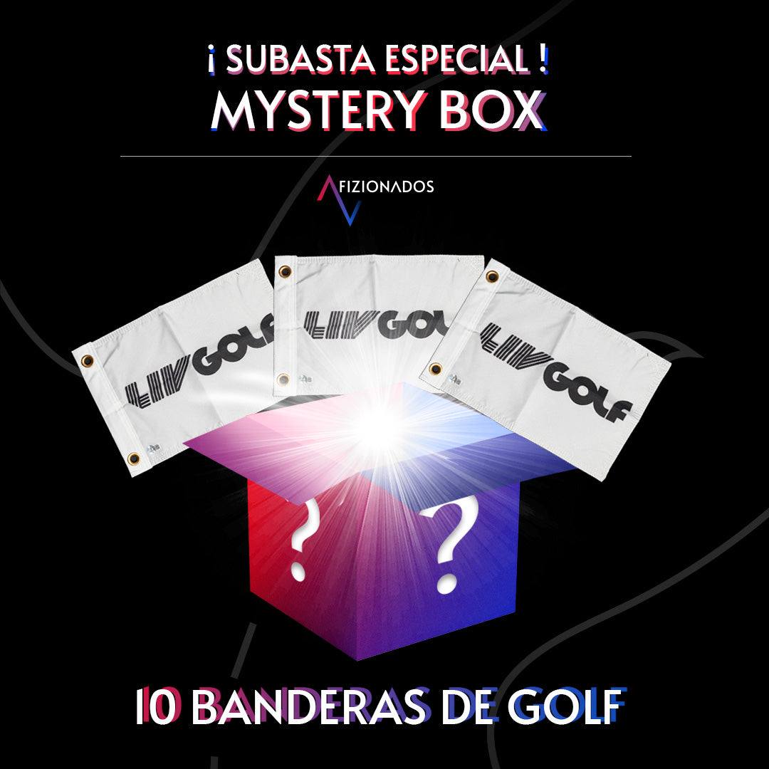 Subasta - Mystery Box: 10 Banderas de Golf Firmadas