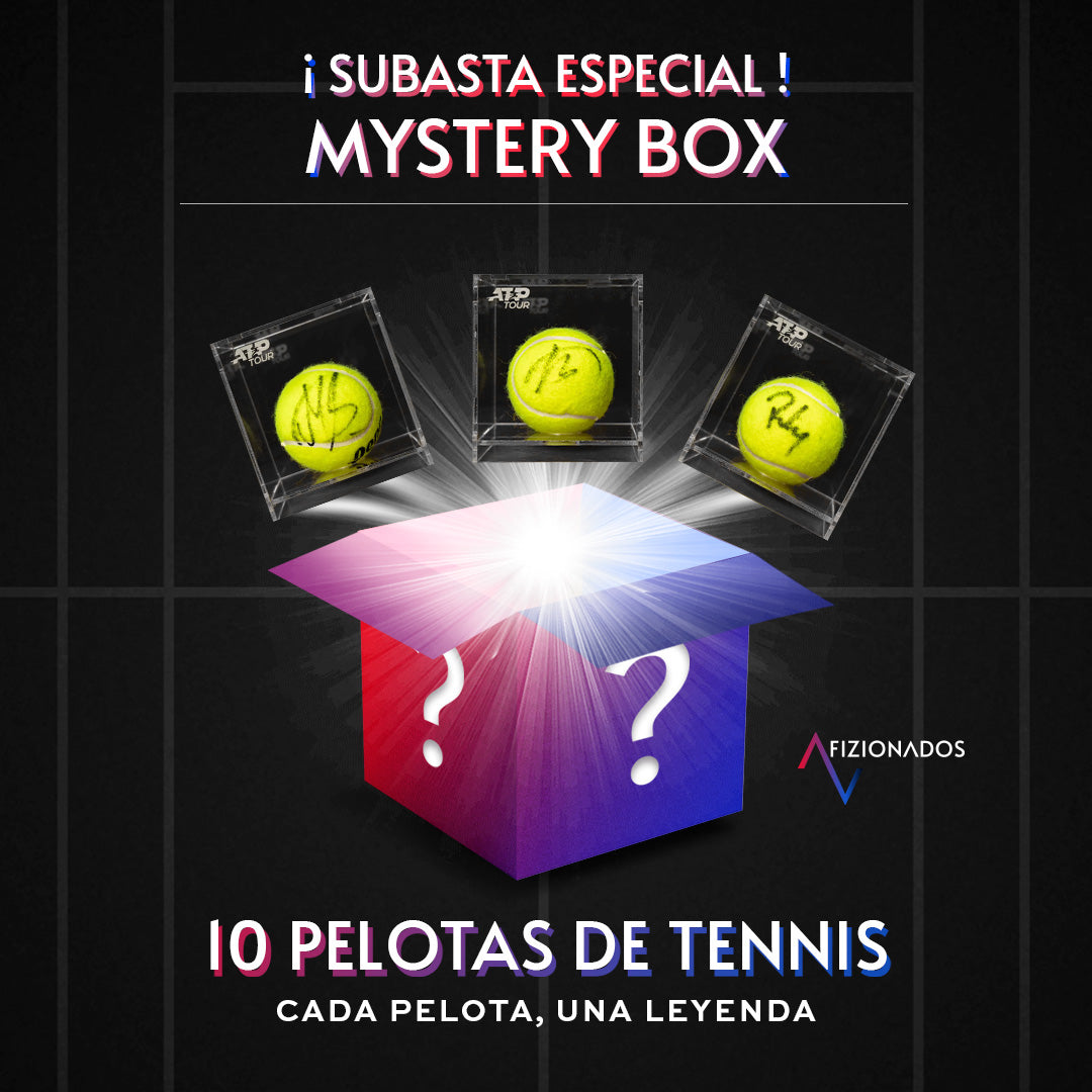 Subasta - Mystery Box: 10 Pelotas de Tenis Firmadas