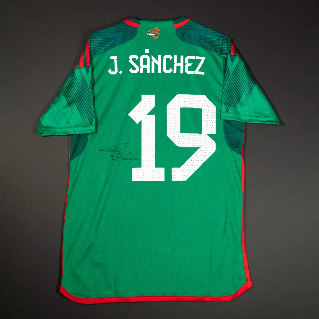 Subasta - Jersey Firmado Jorge Sánchez - México Mundial 2022