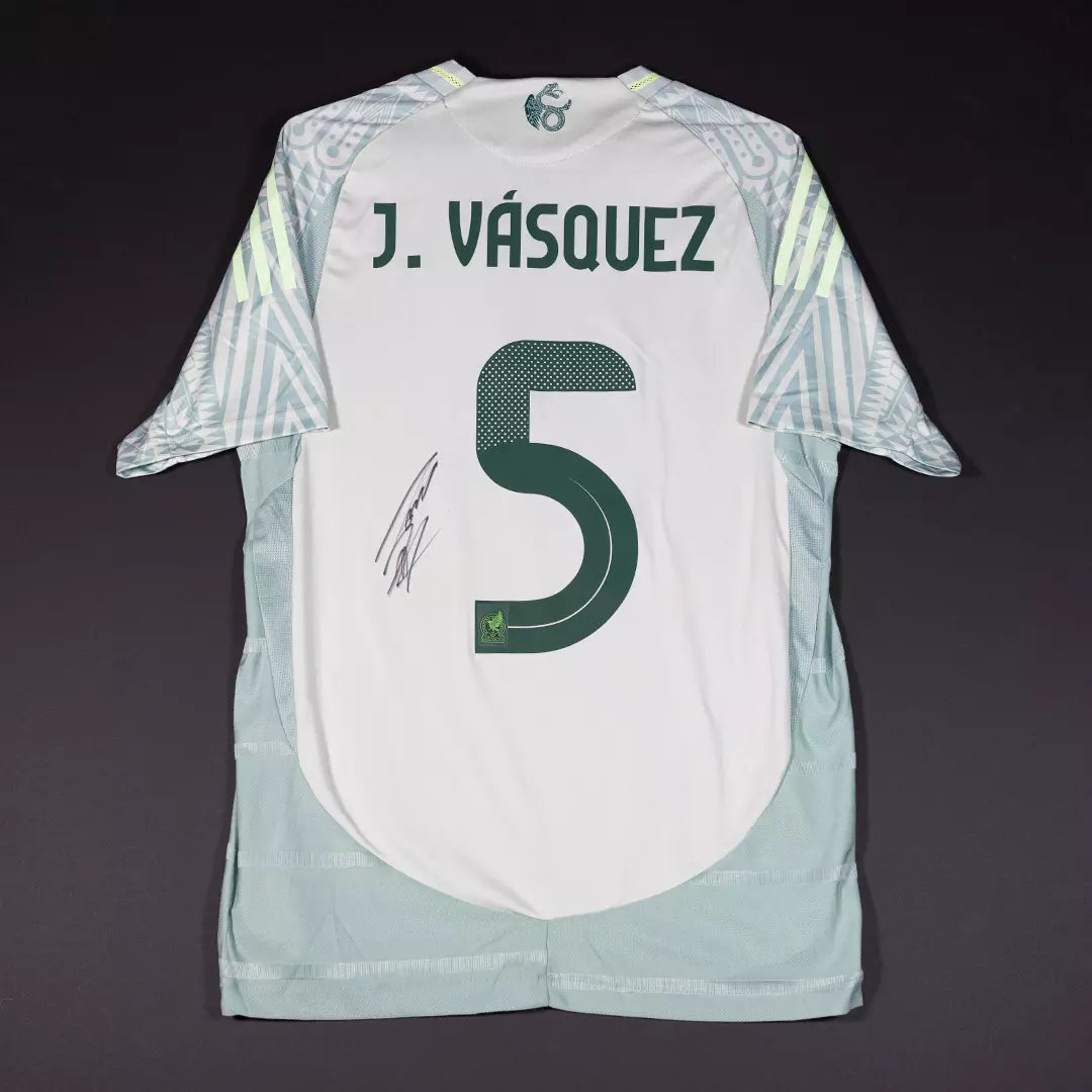 Jersey Firmado Johan Vásquez - México Copa Oro 2024