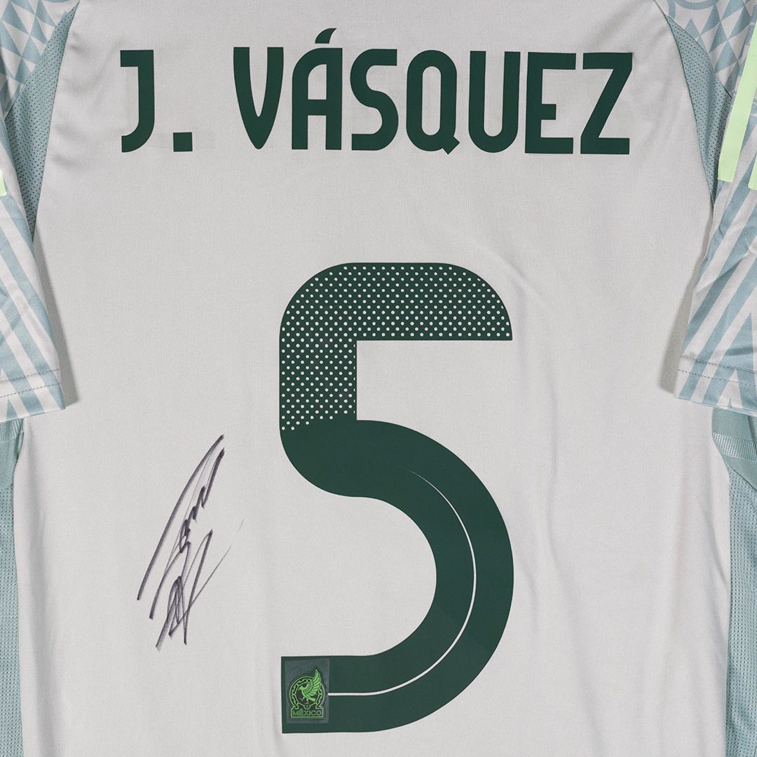 Jersey Firmado Johan Vásquez - México Copa Oro 2024