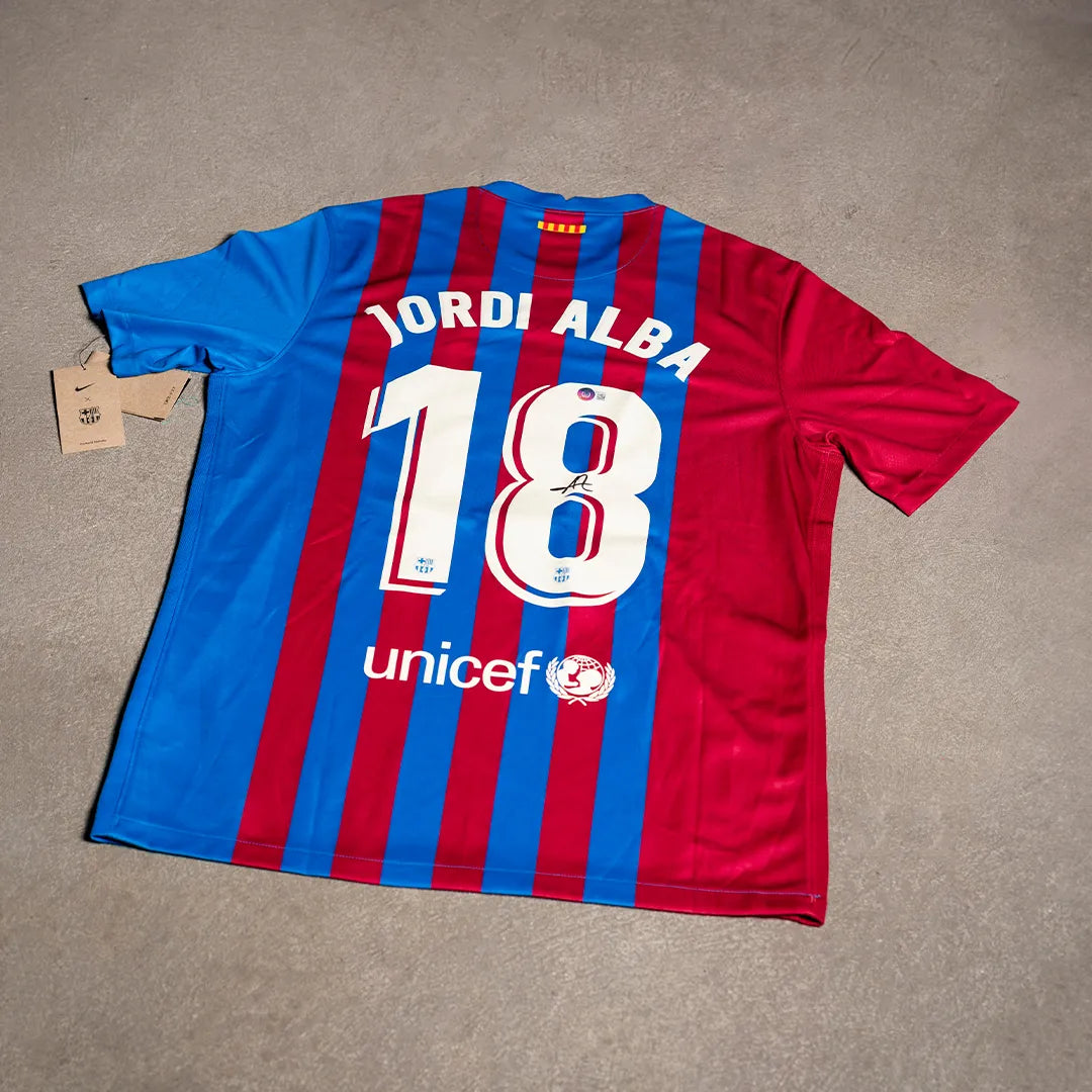 Jersey Firmado Jordi Alba - Barcelona