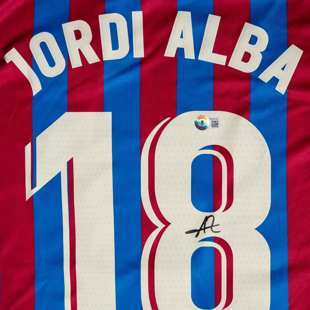 Jersey Firmado Jordi Alba - Barcelona