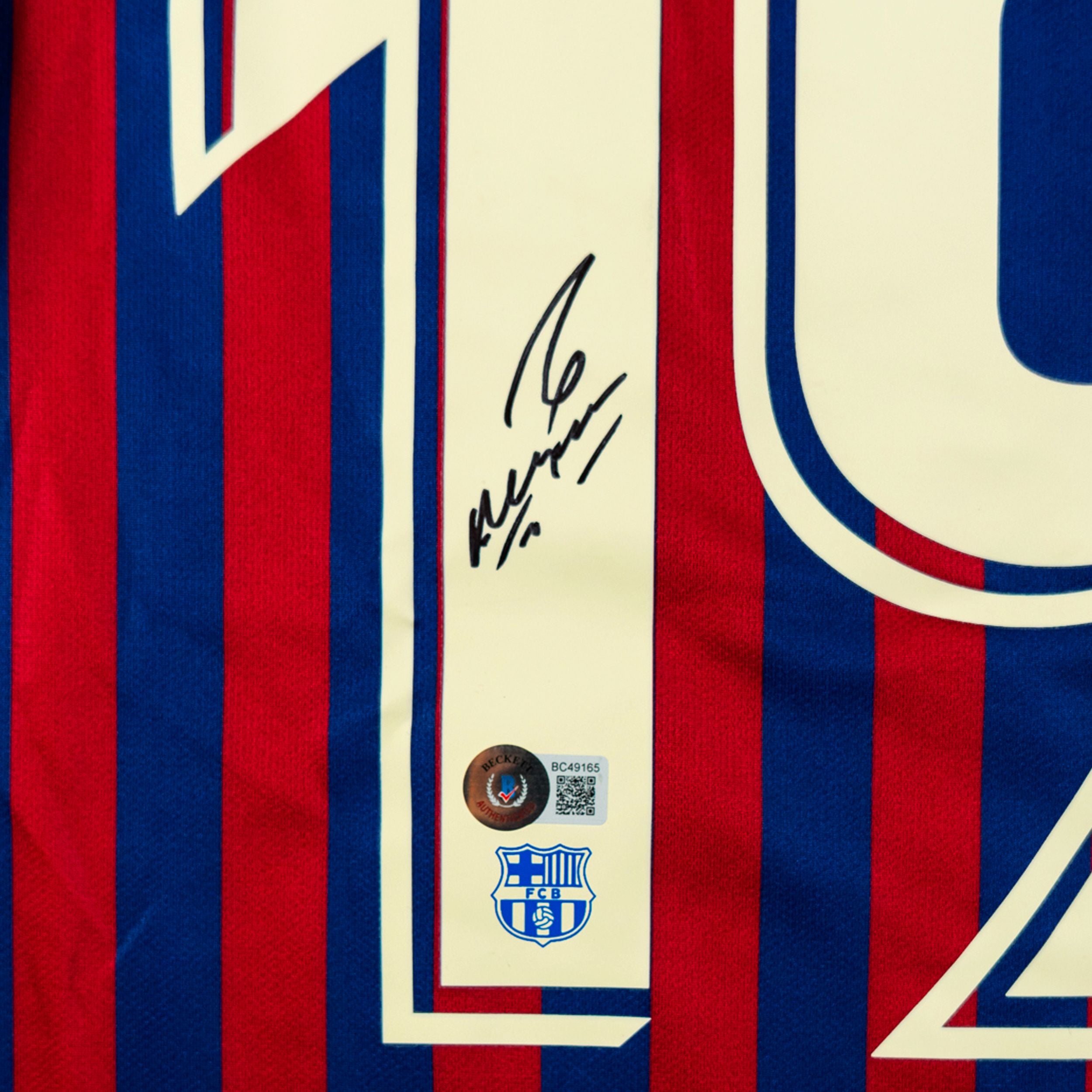 Jersey Firmado Kun Agüero- Barcelona