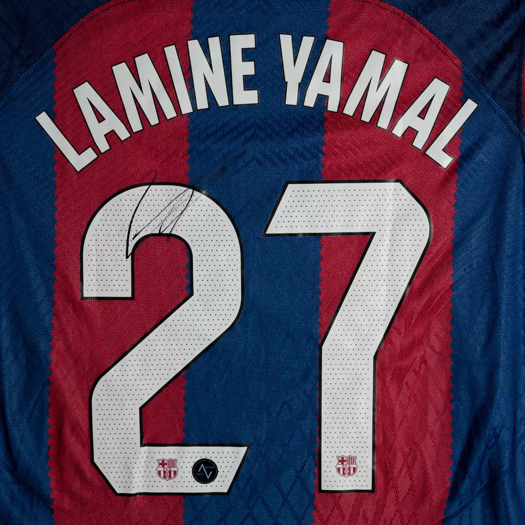 Jersey Firmado Lamine Yamal - Barcelona