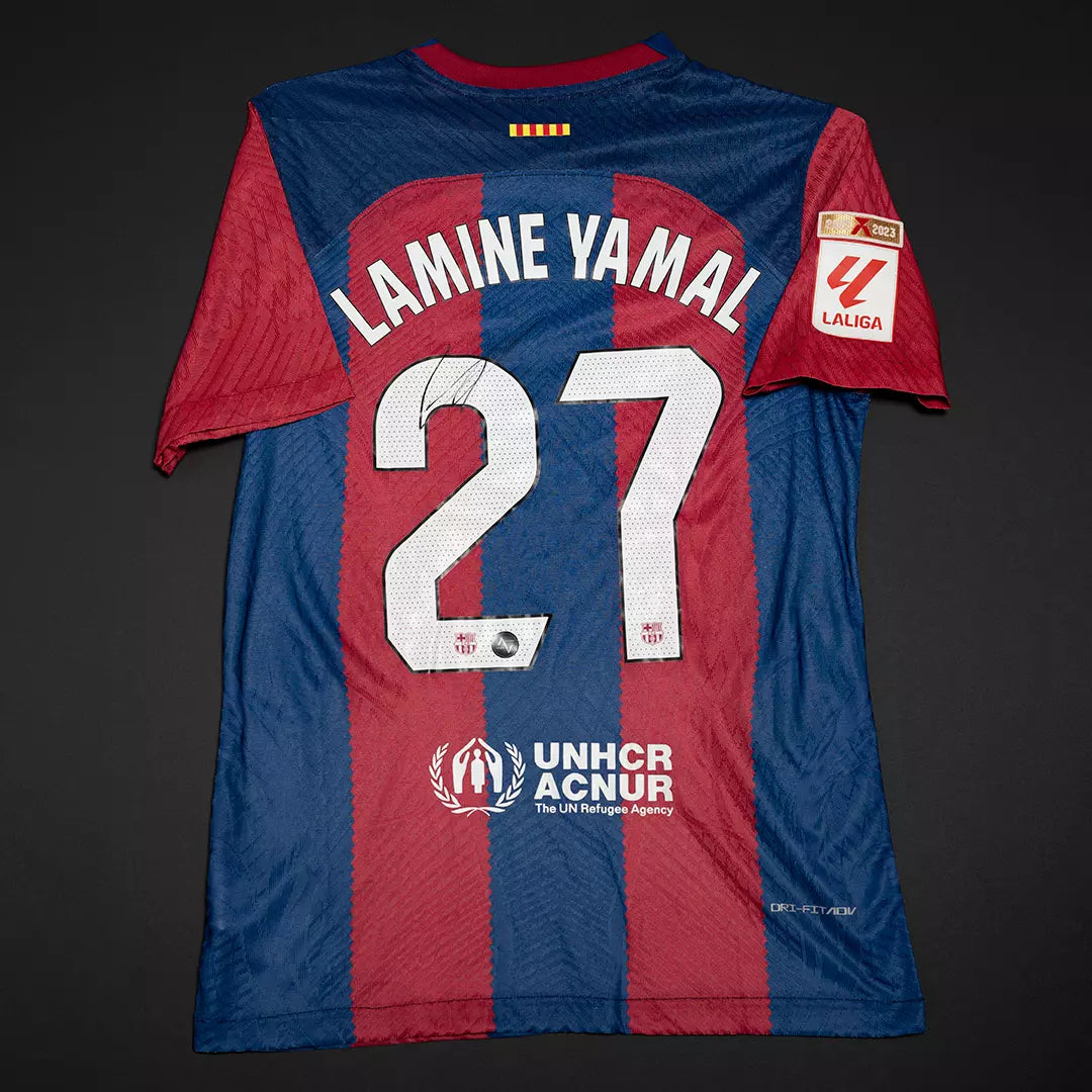 Jersey Firmado Lamine Yamal - Barcelona