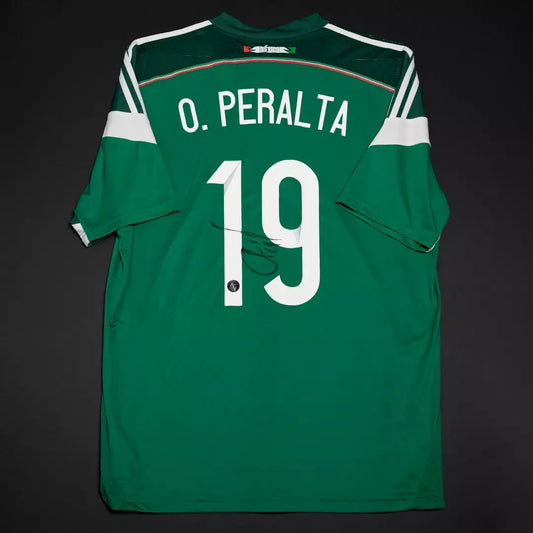Jersey Firmado Oribe Peralta - México Mundial 2014