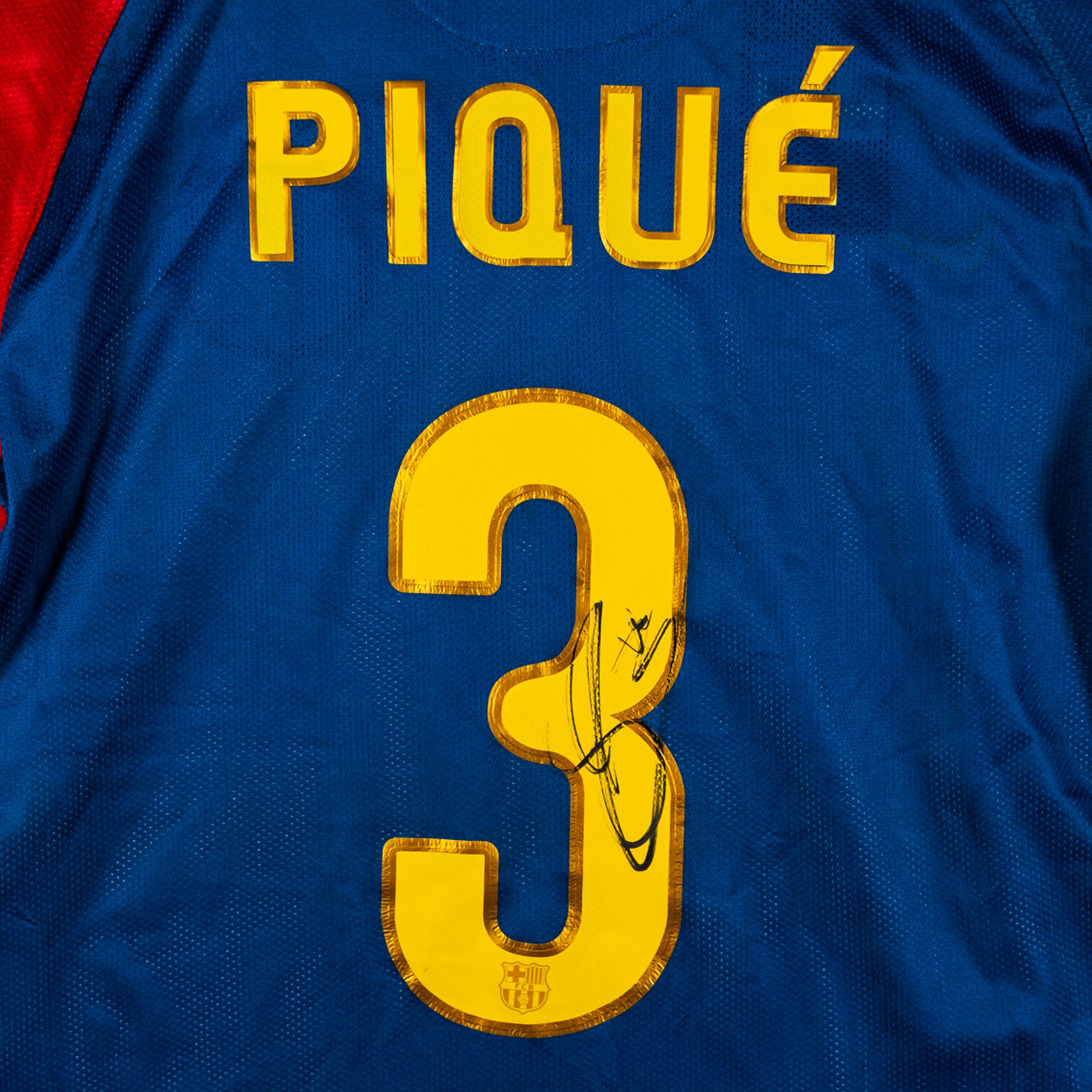 Jersey Firmado Gerard Piqué- Barcelona