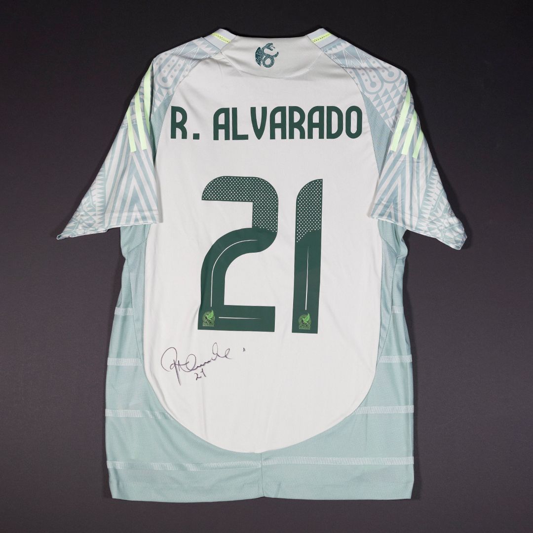 Jersey Firmado Piojo Alvarado - México Copa Oro 2024