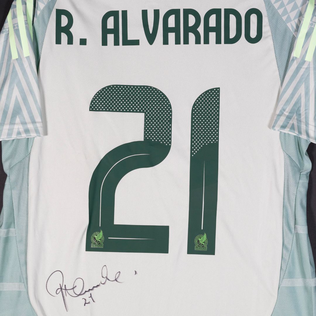 Jersey Firmado Piojo Alvarado - México Copa Oro 2024