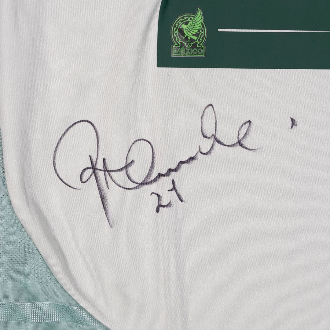 Jersey Firmado Piojo Alvarado - México Copa Oro 2024