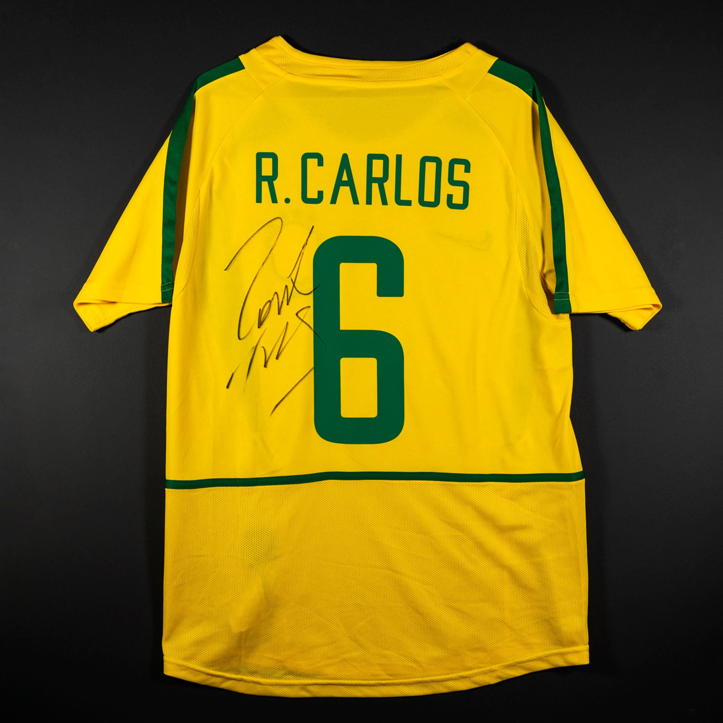 Jersey Firmado Roberto Carlos - Selección de Brasil