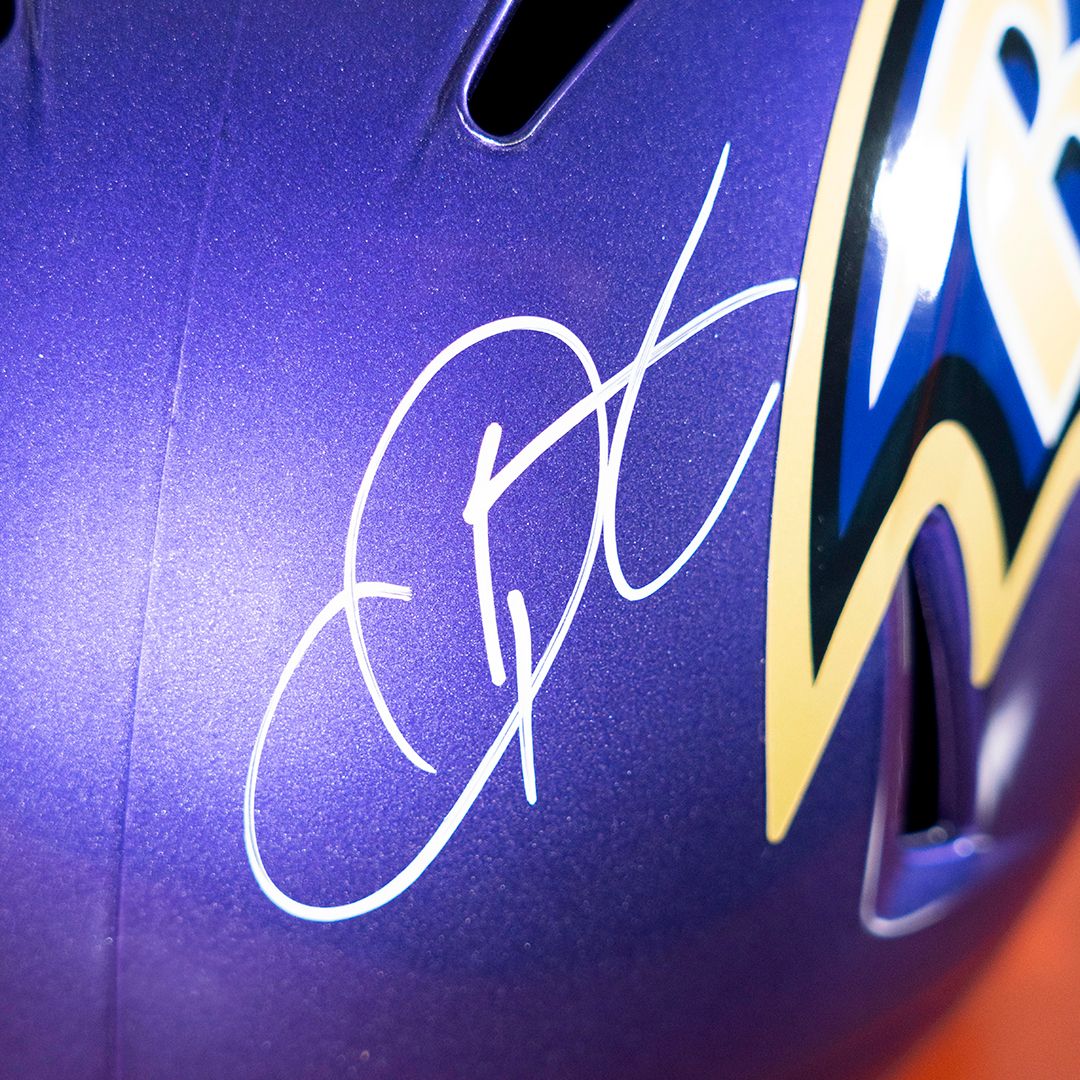 Casco Firmado Odell Beckham Jr. - Baltimore Ravens