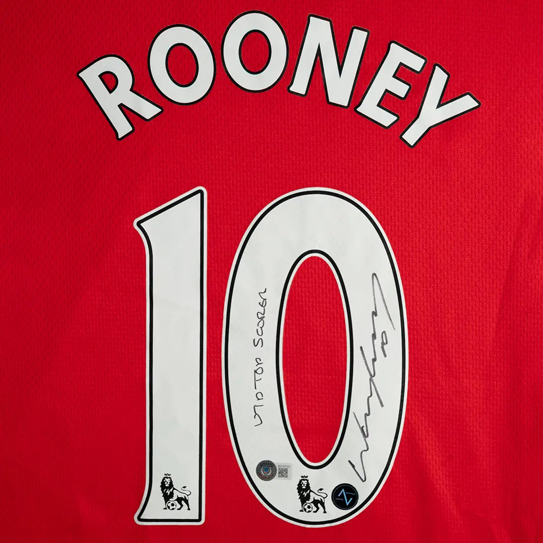 Jersey Firmado Wayne Rooney - Manchester United