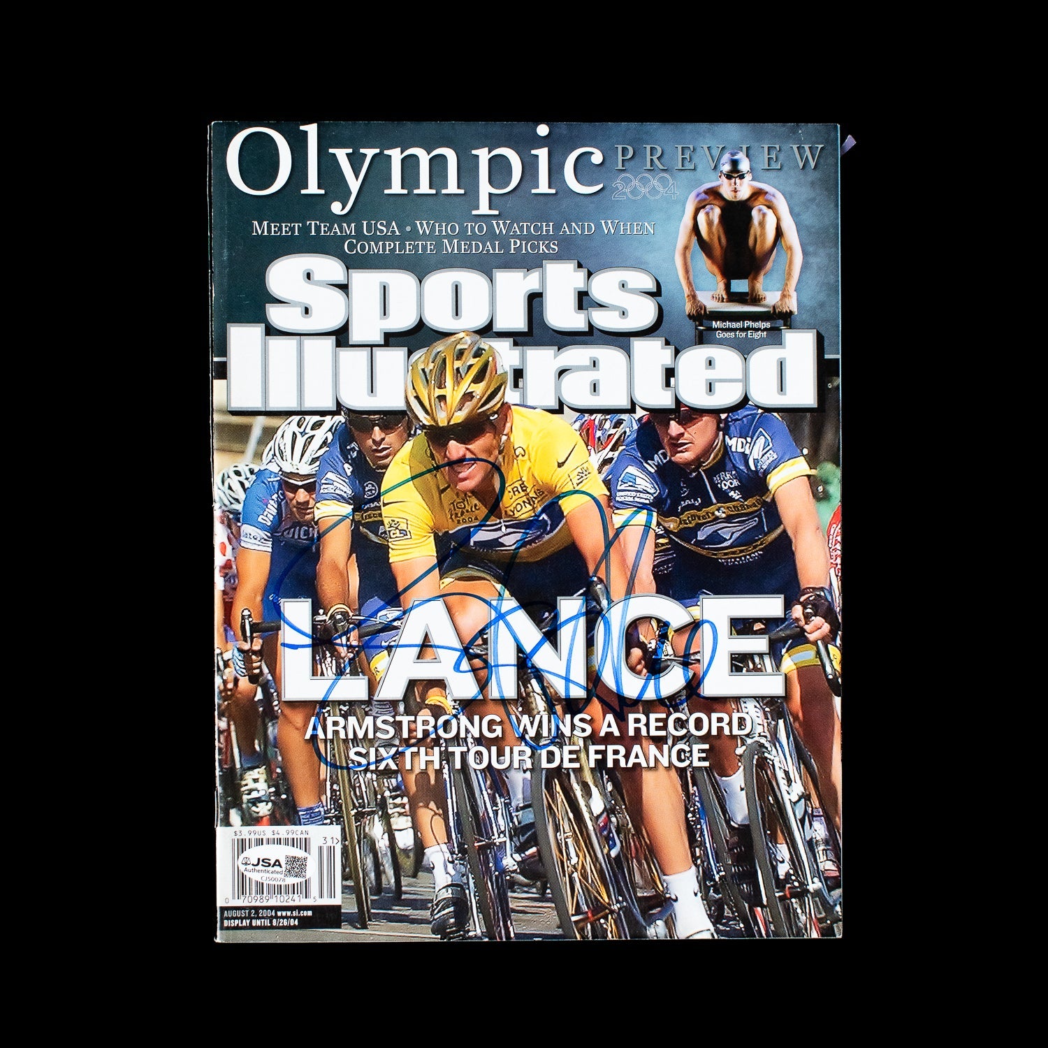Subasta - Lance Armstrong Revista Firmada