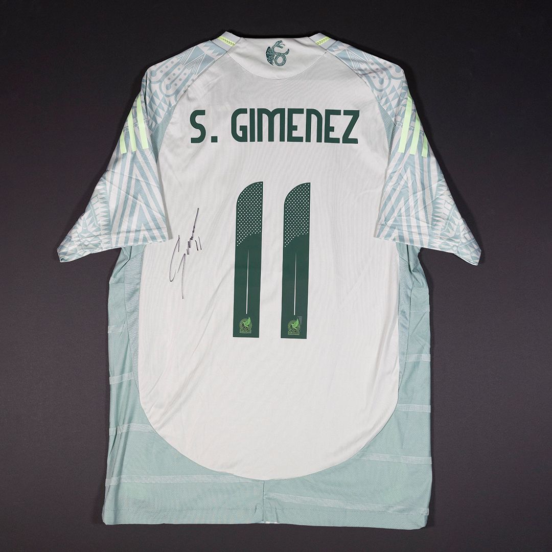 Jersey Firmado Santi Gimenez - México Copa Oro 2024