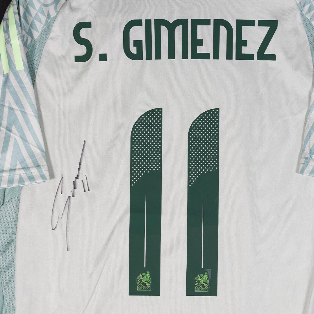 Jersey Firmado Santi Gimenez - México Copa Oro 2024