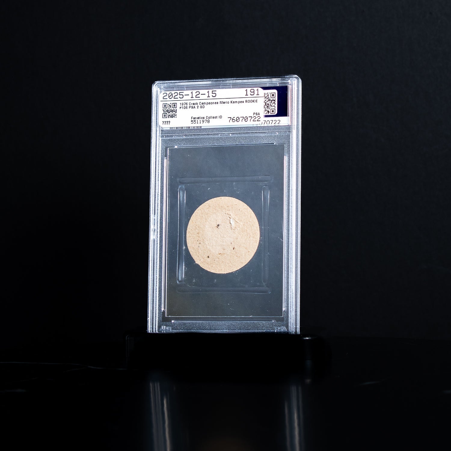 Subasta - 1976  Crack Campeones Rookie Mario Kempes 106 PSA 2 GOOD