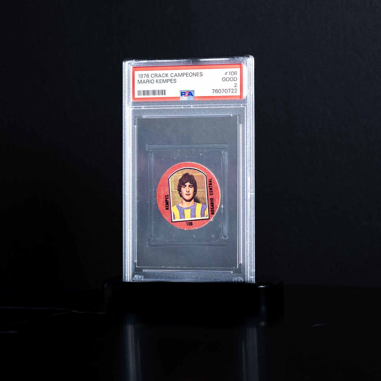 Subasta - 1976  Crack Campeones Rookie Mario Kempes 106 PSA 2 GOOD