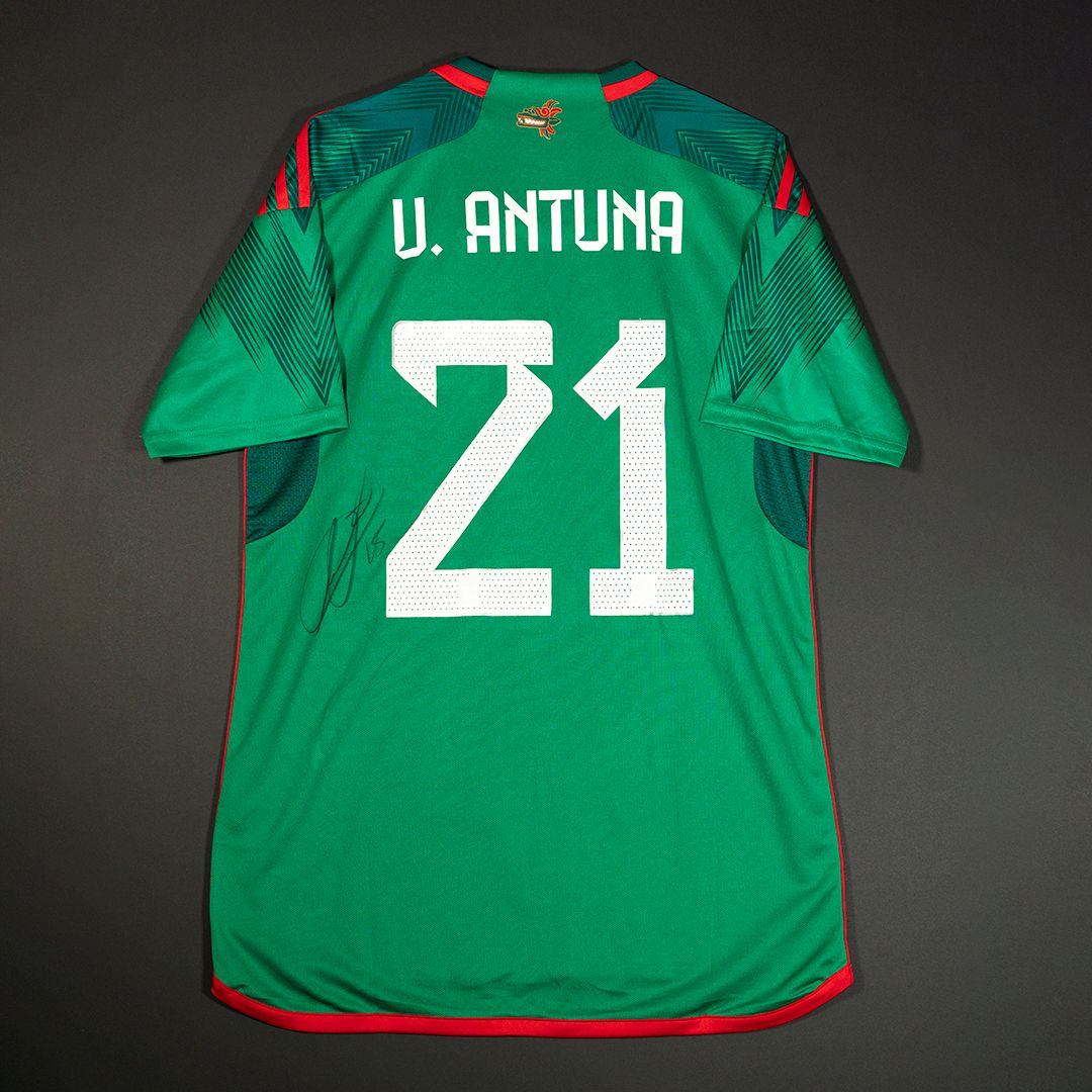 Jersey Firmado Uriel Antuna - México Mundial 2022