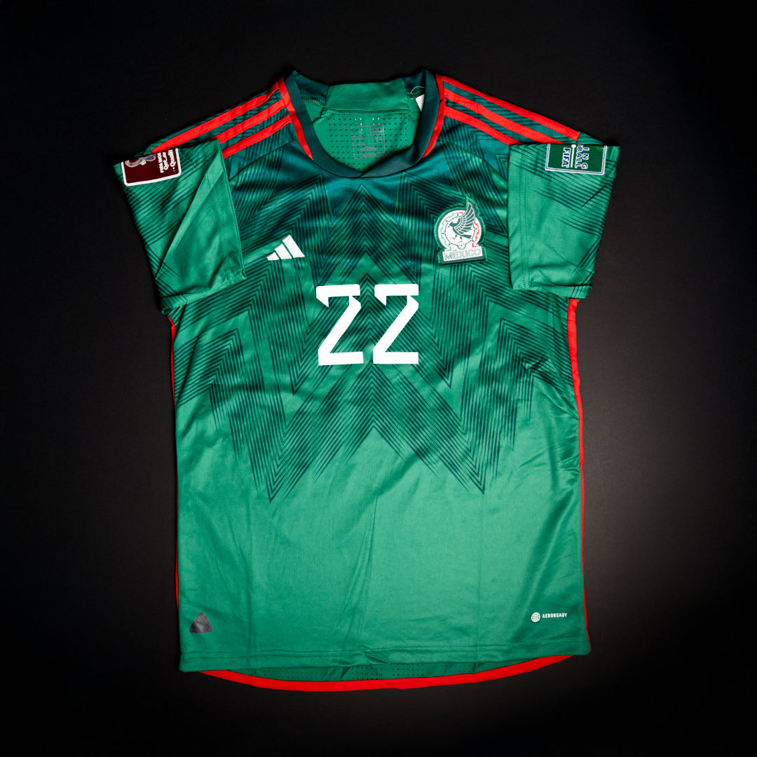 Jersey Firmado Chuky Lozano - México Mundial 2022